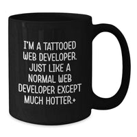 Load image into Gallery viewer, Funny Web Developer Gifts for Men, Women, Coworkers, and Family - Black Coffee Mug for Graduation Unique Gifts from Friends - Additional