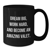 Load image into Gallery viewer, Valet Gifts Funny Mugs Black Coffee Mug for Men Friends Family Graduation Unique Presents from Men to Valet - Additional