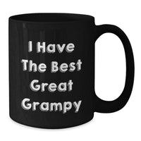 Load image into Gallery viewer, Funny Grampy Gifts from Men to Best Grampy, Unique Black Coffee Mugs for Graduation - Additional
