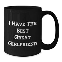 Load image into Gallery viewer, Gifts from Men to Their Awesome Sweetheart - Funny Quote on Black Coffee Mug, Great Sweetheart, Perfect Christmas Unique Gift for Her, Great Mug for Coffee and Tea - Additional
