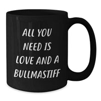 Load image into Gallery viewer, Funny Bullmastiff Dog Black Coffee Mug Gifts from Friends for Women, Men and Family, Unique Christmas Unique Gifts Ideas - Additional
