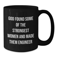 Load image into Gallery viewer, Funny Engineer Quotes Gifts for Engineer Black Coffee Mug from Friends for Graduation Unique Ceremony - Additional