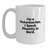 Load image into Gallery viewer, Funny Veterinarian Gifts from Friends, Unique White Coffee Mug for Graduation - Main

