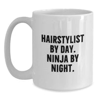 Load image into Gallery viewer, Funny Hairstylist White Coffee Mugs Christmas Unique Gifts from Family Friends Coworkers - Main