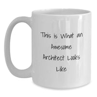 Load image into Gallery viewer, Funny Architect Quotes White Coffee Mugs Gifts for Architecture Lovers from Friends on Birthday Unique Occasions - Main