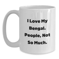 Load image into Gallery viewer, Bengal Cat White Coffee Mug for Cat Lovers Funny Gift from Friends for Christmas - Main