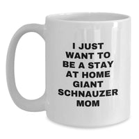 Load image into Gallery viewer, Funny Giant Schnauzer Dog Mom, White Coffee Mug, Gifts from Family for Giant Schnauzer Dog, Graduation Unique Gifts. - Main
