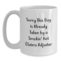 Load image into Gallery viewer, Funny Claims Adjuster White Coffee Mugs Gifts from Friends for Christmas - Main