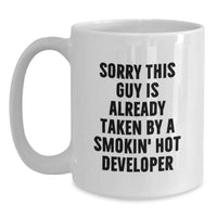 Load image into Gallery viewer, Funny Developer White Coffee Mugs - Gifts from Friends for Developer Birthday Unique Gifts - Main