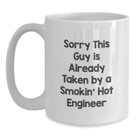 Load image into Gallery viewer, Funny Engineer Gifts, White Coffee Mug for Engineer, Birthday Unique Gifts from Friends to Men Engineers - Main