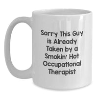 Load image into Gallery viewer, Funny Occupational Therapist White Coffee Mugs Gifts for Men or Women Coworkers Family from Friends at Christmas Unique Presents - Main
