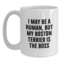 Load image into Gallery viewer, Boston Terrier Dog Lover Funny Mugs Gifts from Men to Friends on Birthday Unique Unique Gifts for Boston Terrier Dog Owners - Main