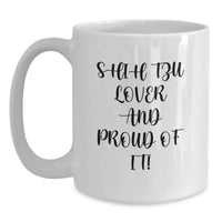 Load image into Gallery viewer, Shih Tzu Dog Lovers White Coffee Mug, Funny Quote Gifts from Friends for Birthday, 11oz or 15oz Ceramic - Main
