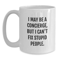 Load image into Gallery viewer, Funny Concierge Gifts from Men to Friends and Family for Christmas Unique White Coffee Mugs - Main
