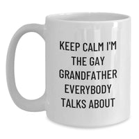 Load image into Gallery viewer, Funny Grandfather Gifts, White Coffee Mug for Grandfather, Christmas Unique Gifts from Men to Grandfather - Main
