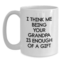 Load image into Gallery viewer, Funny Grandpa Love Gifts from Men to Grandpa on Christmas Unique Gifts White Coffee Mug - Main
