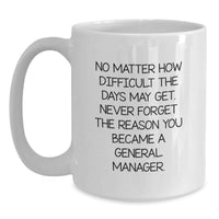 Load image into Gallery viewer, Funny General Manager Gifts for Men Valentine's White Coffee Mugs - Gifts from Friends for General Manager - Main