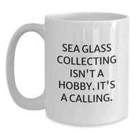 Load image into Gallery viewer, Gifts from Friends for Sea Glass Collecting Enthusiasts, Cute White Coffee Mugs for Christmas Unique Gifts - Main
