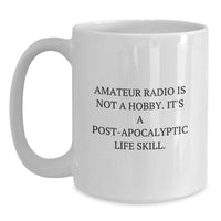 Load image into Gallery viewer, Funny Amateur Radio Gifts for Graduation - White Coffee Mug - Gifts from Friends to Amateur Radio Enthusiasts - Main