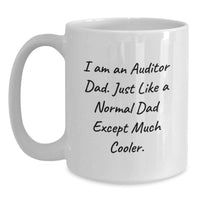 Load image into Gallery viewer, Auditor Keepsake White Coffee Mug for Him Birthday Gift Ceramic 11oz - Main