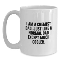 Load image into Gallery viewer, Chemist Dad Keepsake White Mug Birthday Gift for Him - Main