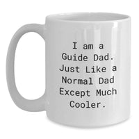 Load image into Gallery viewer, Funny Guide Dad Graduation Gift Ideas for Men White Coffee Mug from Family - Main
