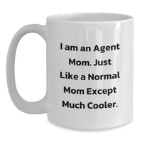 Load image into Gallery viewer, Funny Agent Gifts for Agent Moms, White Coffee Mugs for Graduation Unique Gifts from Agent Family - Main