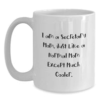 Load image into Gallery viewer, Funny Secretary Gifts, White Coffee Mug for Secretary Mom, Graduation Unique Gifts from Family - Main