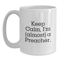 Load image into Gallery viewer, Preacher Keepsake White Ceramic Coffee Mug for Him Graduation Gift - Main