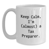 Load image into Gallery viewer, Tax Preparer Keepsake Ceramic White Coffee Mug for Him Birthday Gift - Main