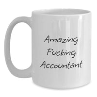 Load image into Gallery viewer, Him Keepsake Birthday Gift Amazing F***ing Accountant Ceramic Mug - Main