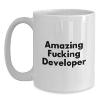 Load image into Gallery viewer, Funny Developer Gifts for Men - Amazing Quote White Coffee Mug, Perfect Graduation Unique Gifts from Friends - Main