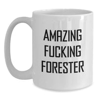 Load image into Gallery viewer, Forester Keepsake White Coffee Mug for Him Graduation Gift - Main