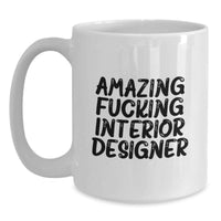 Load image into Gallery viewer, Interior Designer Keepsake Mug for Him Birthday Gift White 11oz Ceramic - Main