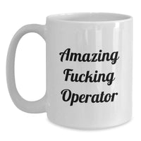 Load image into Gallery viewer, Operator Keepsake White Coffee Mug for Him Premium Birthday Gift - Main