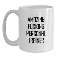 Load image into Gallery viewer, Personal Trainer White Coffee Mug Keepsake Birthday Gift for Him - Main