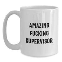 Load image into Gallery viewer, Supervisor Keepsake White Mug for Him Amazing Supervisor Birthday Gift - Main