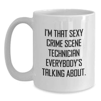 Load image into Gallery viewer, Crime Scene Technician Keepsake Sexy Coffee Mug for Him Birthday Gift - Main