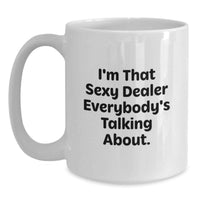 Load image into Gallery viewer, Dealer Keepsake White Coffee Mug for Him Birthday Gift Ultimate Ceramic - Main