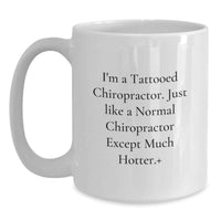 Load image into Gallery viewer, Funny Chiropractor Gifts for Men, Gifts from Friends to Chiropractor, Unique White Coffee Mug for Graduation - Main