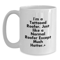 Load image into Gallery viewer, Roofer Keepsake Ceramic White Coffee Mug for Him Graduation Gift - Main