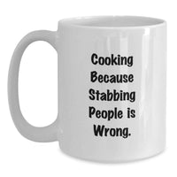 Load image into Gallery viewer, Funny Kitchen Gifts for Cooking Lovers, White Coffee Mug, Unique Graduation Gifts from Friends and Family - Main