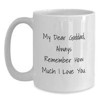 Load image into Gallery viewer, Funny Goddad Gifts White Coffee Mugs for Him by Family Members, Inspirational Quote for Christmas Unique Gifts from Grandkids - Main
