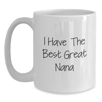 Load image into Gallery viewer, Funny Nana White Coffee Mug Gifts from Family for Nana&#39;s Christmas Unique Presents - Main
