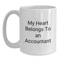 Load image into Gallery viewer, Funny Gifts from Family to Accountant - White Coffee Mug for Graduation Unique Gifts from Men to Accountant - Main