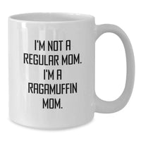 Load image into Gallery viewer, Ragamuffin Cat Lover Gifts - Funny Coffee Mug for Mom - White Ceramic Christmas Unique Mug - Additional