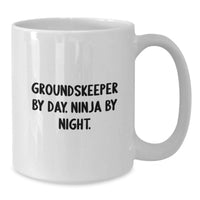 Load image into Gallery viewer, Funny groundskeeper Gifts from Family - groundskeeper White Coffee Mug, Christmas Unique Gifts - Additional