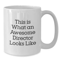 Load image into Gallery viewer, Funny Director White Coffee Mug Gifts from Friends for Birthday Unique Director - Additional