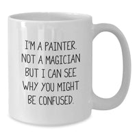 Load image into Gallery viewer, Funny Painter Gifts from Friends for Painter Men and Women - White Coffee Mug 11oz or 15oz - Additional