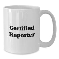 Load image into Gallery viewer, Funny Quote Reporter Gifts for Men White Ceramic Christmas Mug 11oz or 15oz - Additional